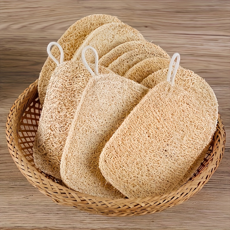 6pcs Natural Loofah Exfoliatin - Body Loofah Natural recension och pris