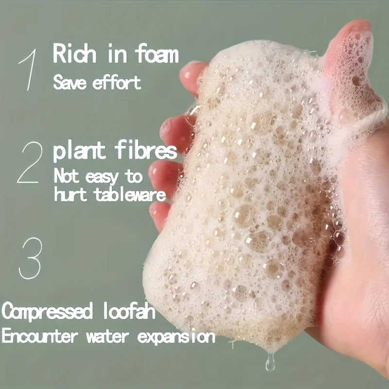 6pcs Natural Loofah Exfoliatin - Body Loofah Natural recension och pris
